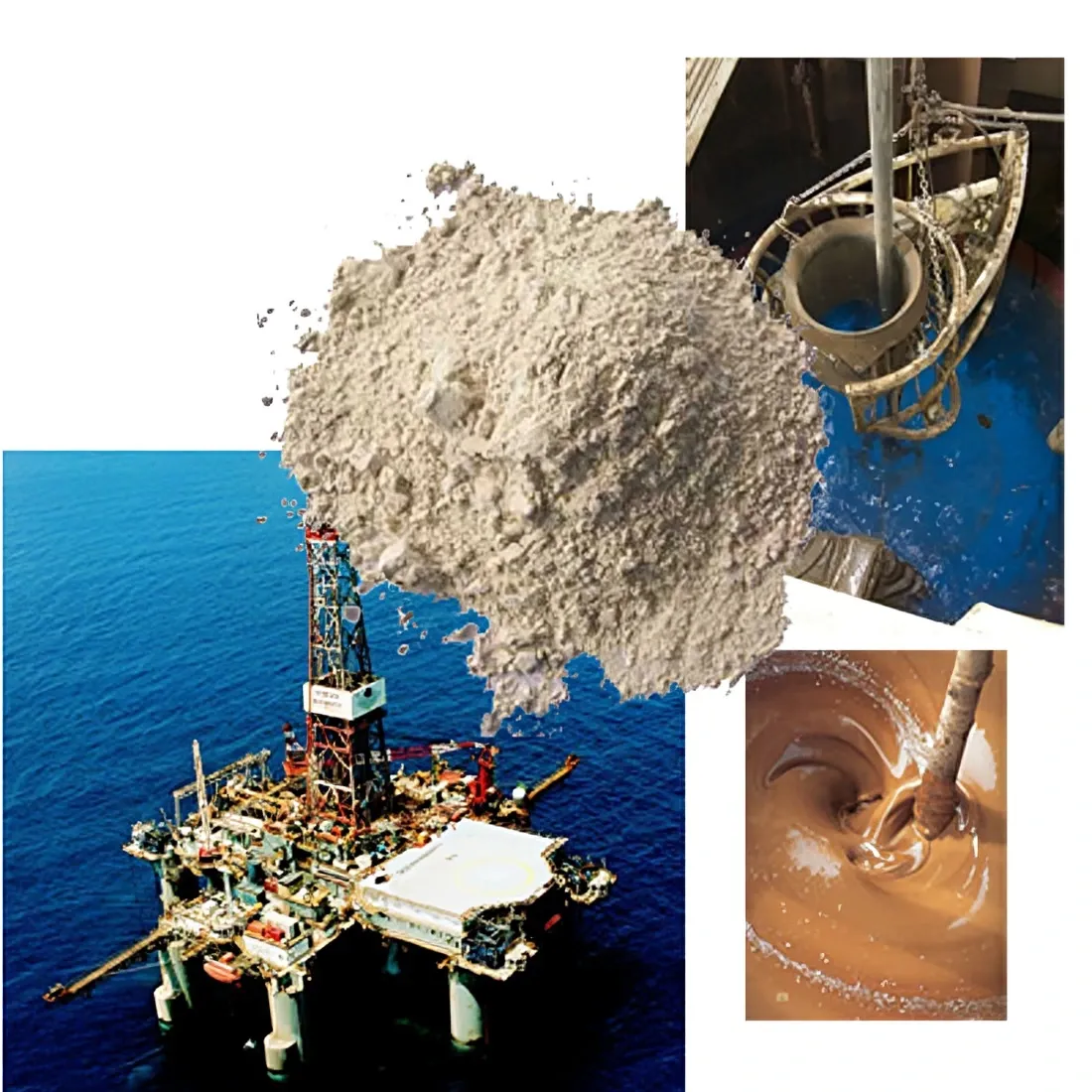 Bentonite drilling in mud